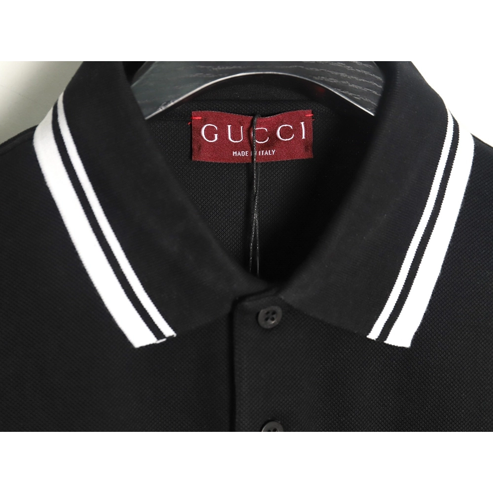 Gucci Pocket Double G embroidered shortsleeved polo shirt,Gucci Polo Shirt,Shirt,APPAREL