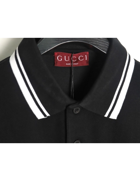 Gucci Pocket Double G embroidered shortsleeved polo shirt,Gucci Polo Shirt,Shirt,APPAREL
