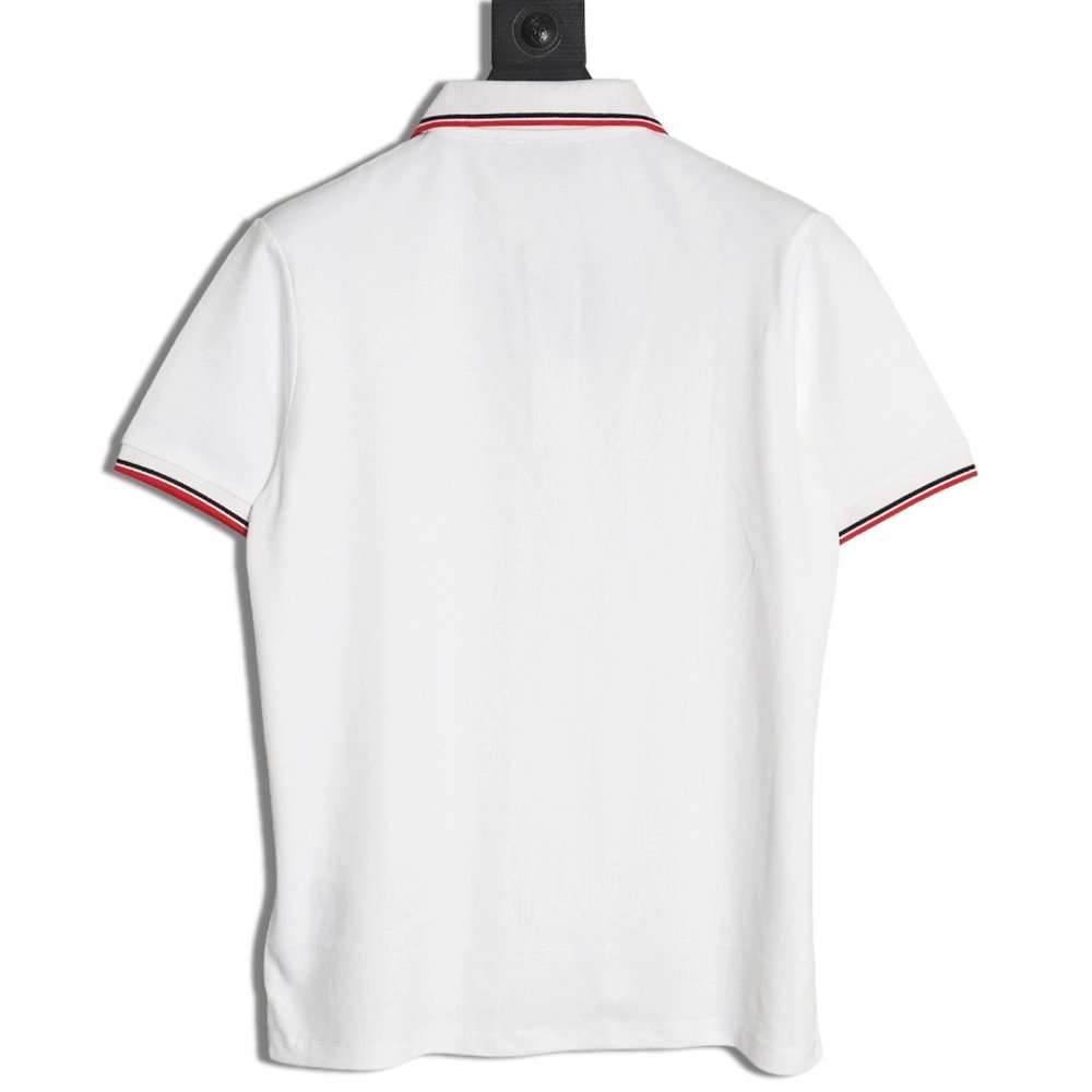 Prada Pocket Silicone Trim Short Sleeve Polo Shirt,Prada Shirt,Shirt,APPAREL