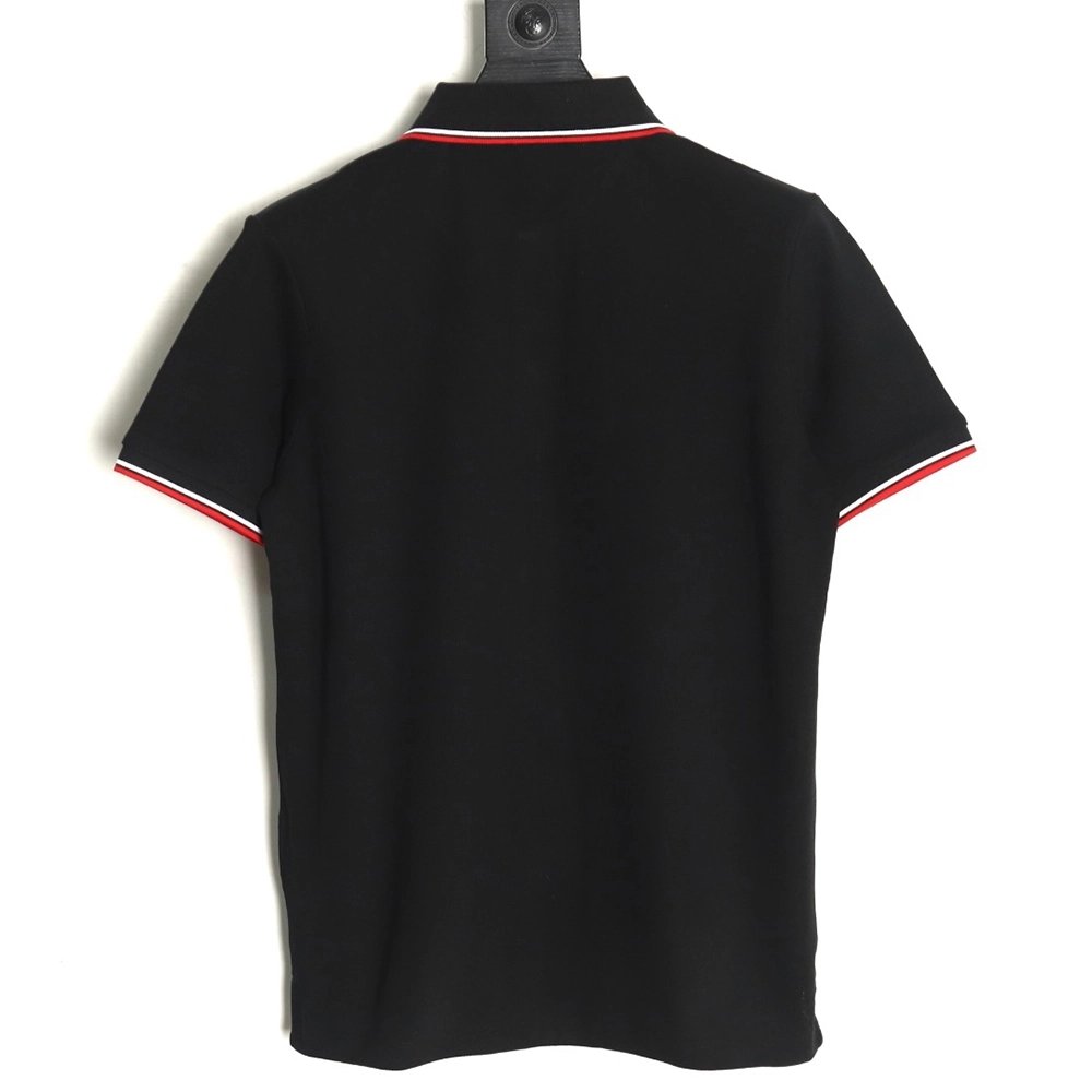 Prada Pocket Silicone Trim Short Sleeve Polo Shirt,Prada Shirt,Shirt,APPAREL