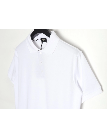 Fendi FF placket shortsleeved polo shirt,Fendi Shirt,Shirt,APPAREL