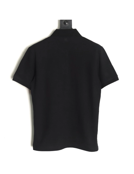 Ami Paris love embroidered Polo short sleeves,Ami Shirt,Shirt,APPAREL