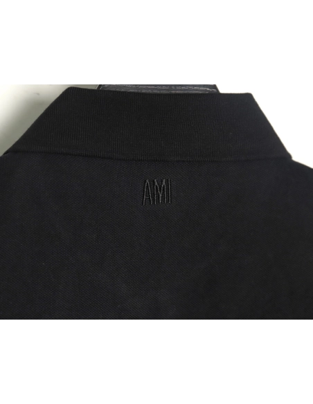 Ami Paris love embroidered Polo short sleeves,Ami Shirt,Shirt,APPAREL