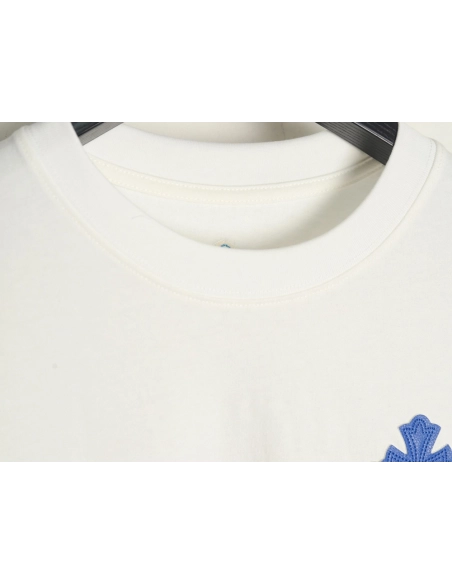 Chrome Hearts leather label shortsleeved Tshirt,Chrome Hearts T Shirt,Tshirt,APPAREL