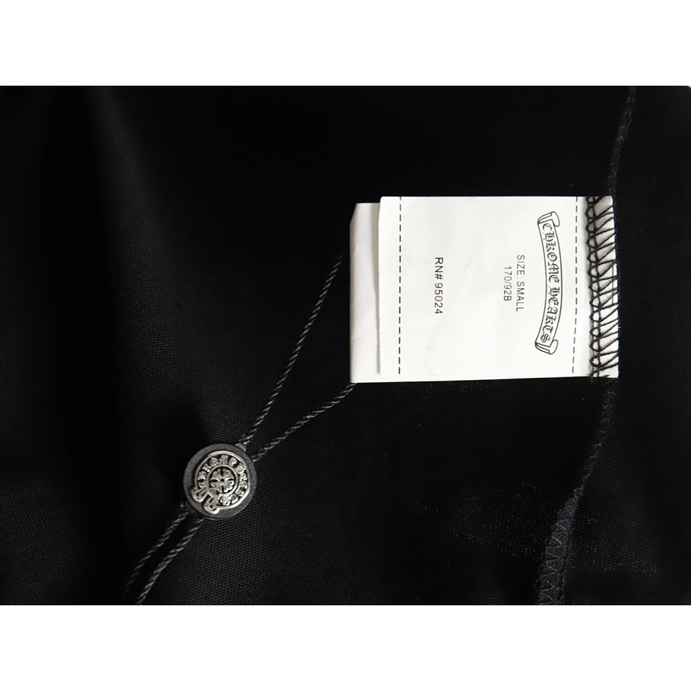 Chrome Hearts leather label shortsleeved Tshirt,Chrome Hearts T Shirt,Tshirt,APPAREL