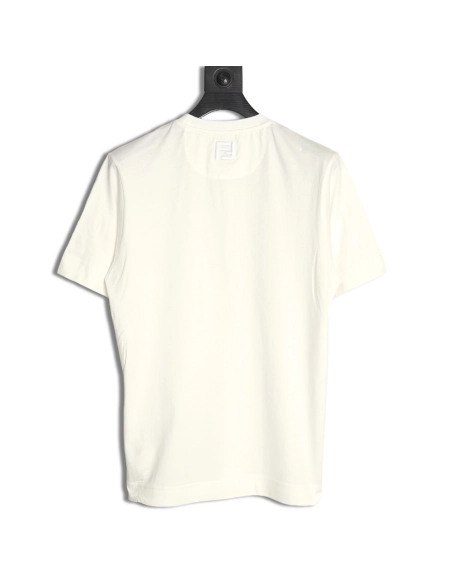 Fendi French fries embroidered short sleeves,Fendi Shirt,Shirt,APPAREL