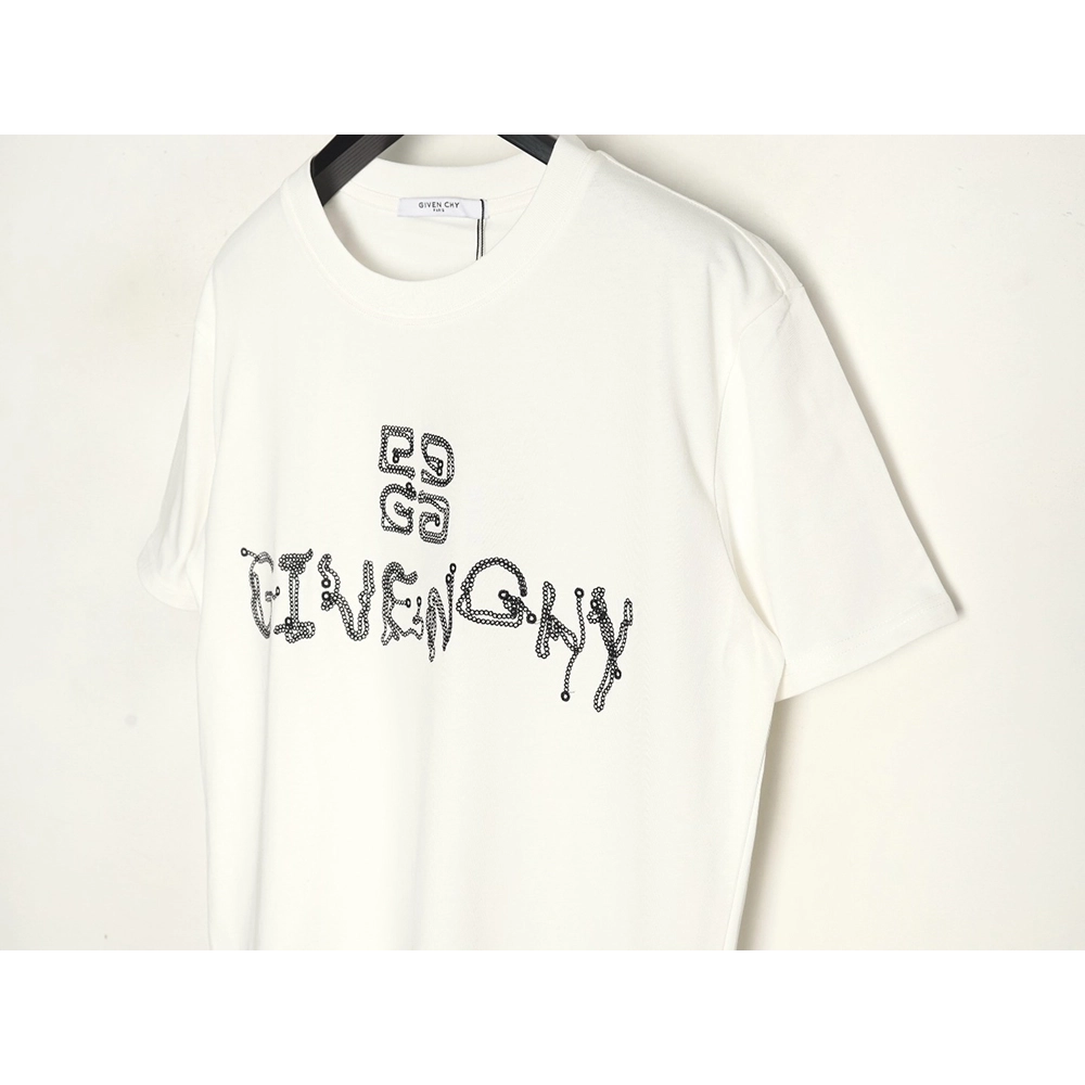 Givenchy embroidered lettering logo short sleeve,Givenchy T Shirt,Tshirt,APPAREL