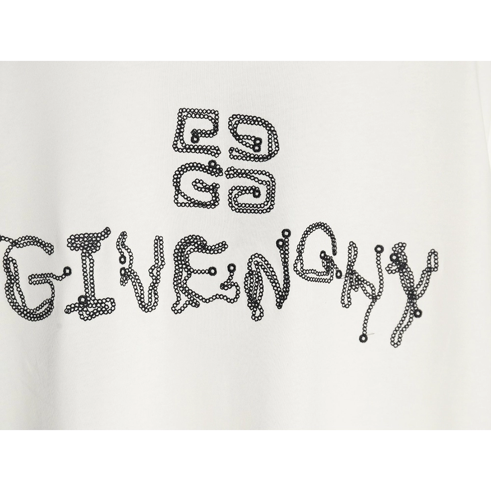 Givenchy embroidered lettering logo short sleeve,Givenchy T Shirt,Tshirt,APPAREL