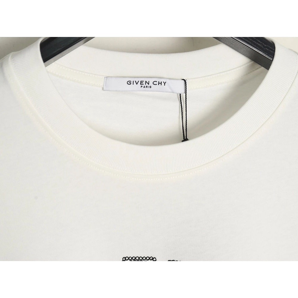 Givenchy embroidered lettering logo short sleeve,Givenchy T Shirt,Tshirt,APPAREL