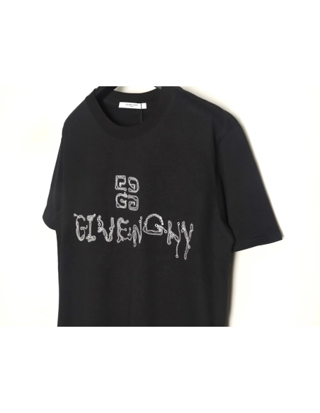 Givenchy embroidered lettering logo short sleeve,Givenchy T Shirt,Tshirt,APPAREL