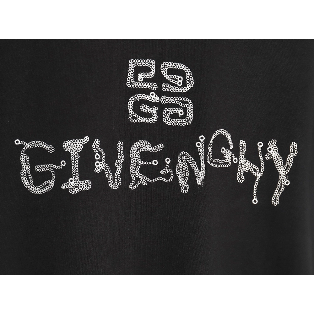 Givenchy embroidered lettering logo short sleeve,Givenchy T Shirt,Tshirt,APPAREL