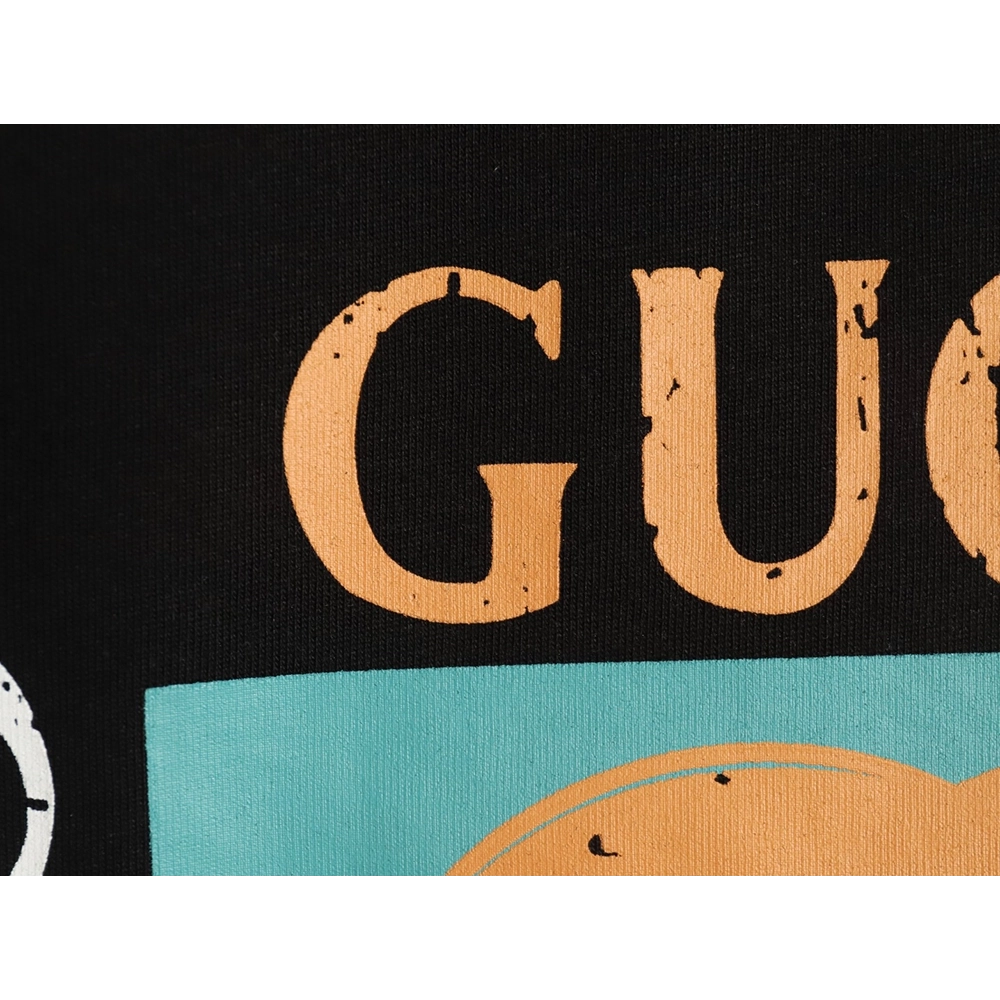 Gucci classic square logo print short sleeves,Gucci T Shirt,Tshirt,APPAREL