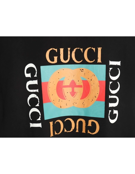 Gucci classic square logo print short sleeves,Gucci T Shirt,Tshirt,APPAREL