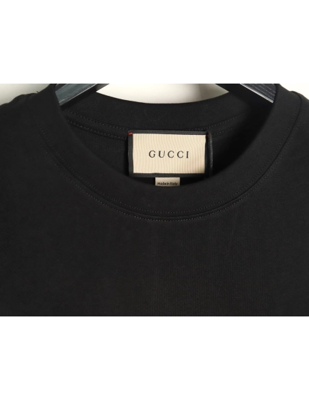 Gucci classic square logo print short sleeves,Gucci T Shirt,Tshirt,APPAREL