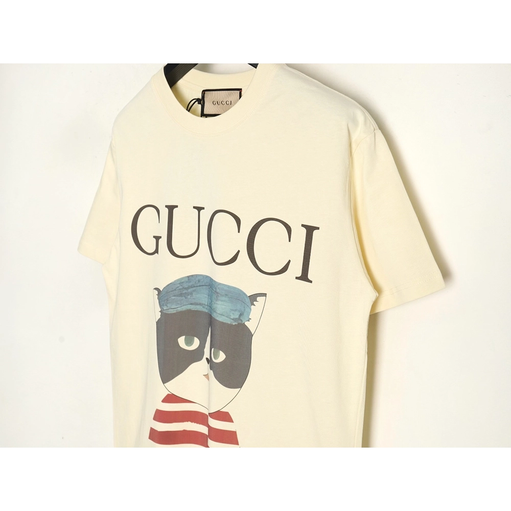 Gucci Funny Cartoon Series Printed Short Sleeve,Gucci T Shirt,Tshirt,APPAREL