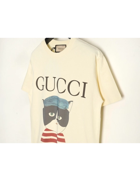 Gucci Funny Cartoon Series Printed Short Sleeve,Gucci T Shirt,Tshirt,APPAREL