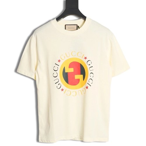Gucci sunflower print short sleeves,Gucci T Shirt,Tshirt,APPAREL