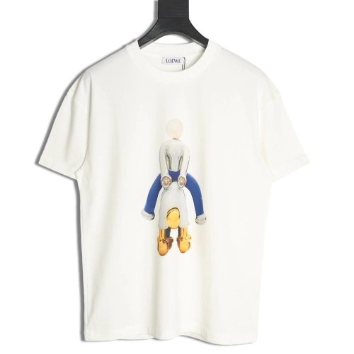 Loewe cartoon doll print short sleeve,Loewe T Shirt,Tshirt,APPAREL