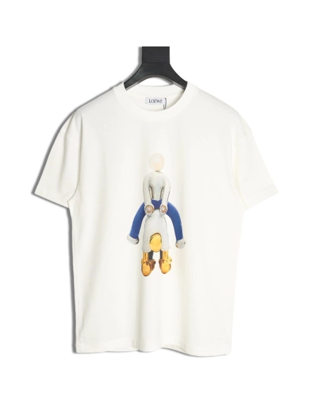 Loewe cartoon doll print short sleeve,Loewe T Shirt,Tshirt,APPAREL
