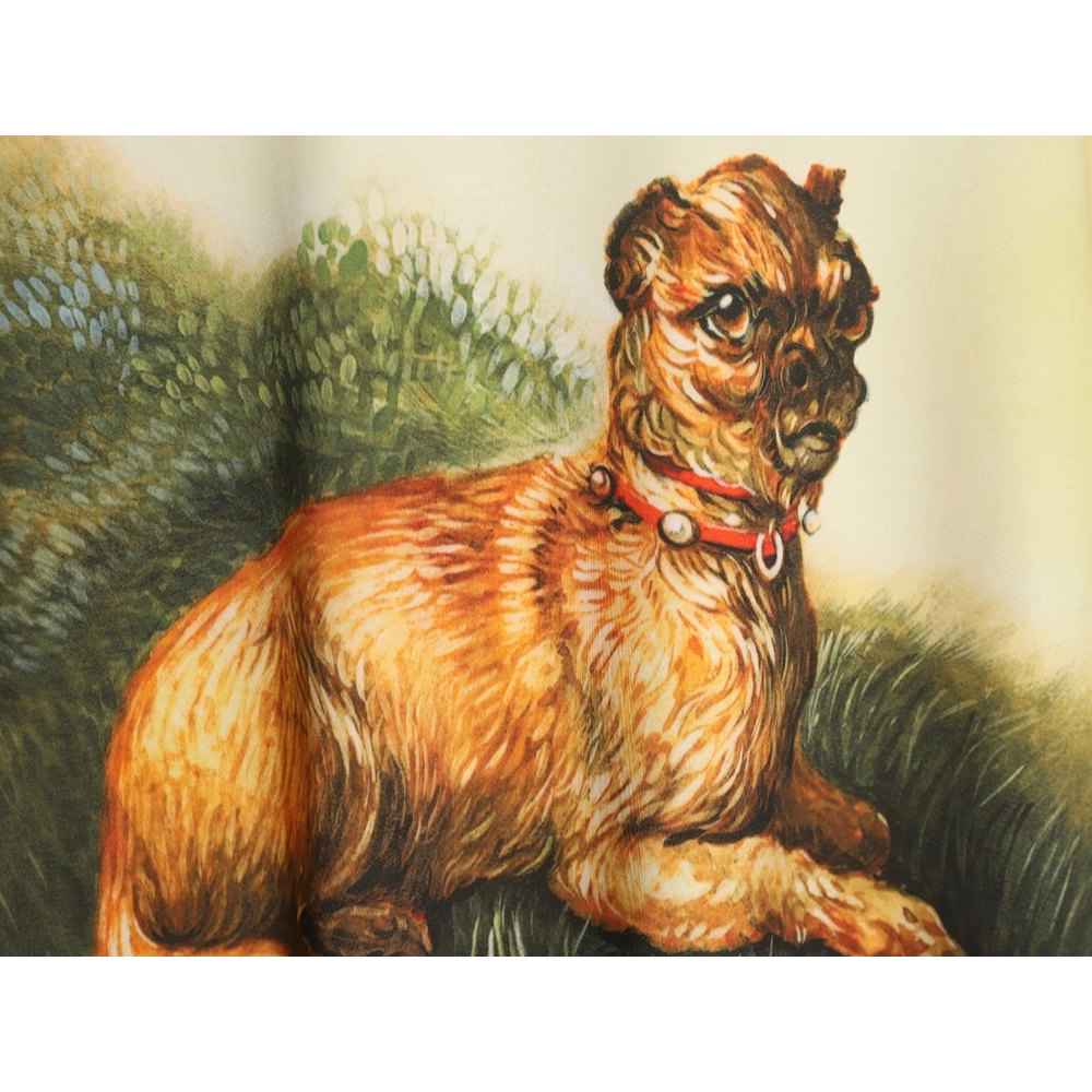 Loewe watercolor bedlington dog short sleeve,Loewe T Shirt,Tshirt,APPAREL