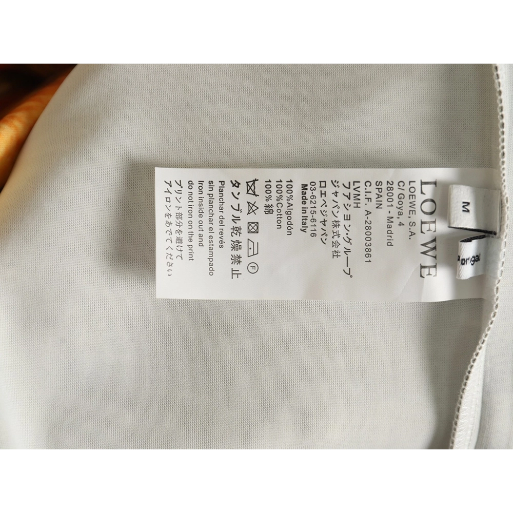 Loewe watercolor bedlington dog short sleeve,Loewe T Shirt,Tshirt,APPAREL