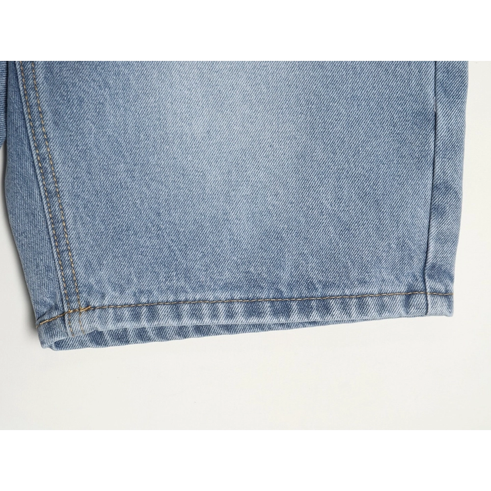 Louis Vuitton Embroidered Pocket Denim Shorts,Louis Vuitton T Shirt,Tshirt,APPAREL