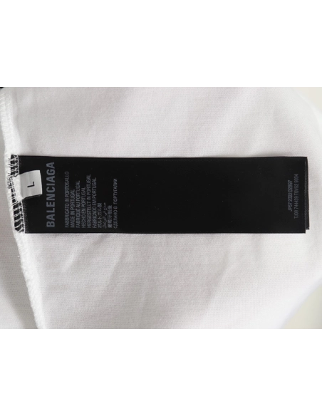 Balenciaga Musical Notes Oil Painting Print Short Sleeve,Balenciaga T Shirt,Tshirt,APPAREL