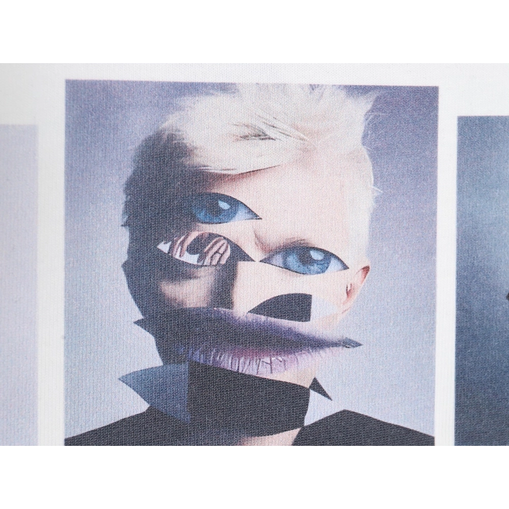 Balenciaga Musical Notes Oil Painting Print Short Sleeve,Balenciaga T Shirt,Tshirt,APPAREL