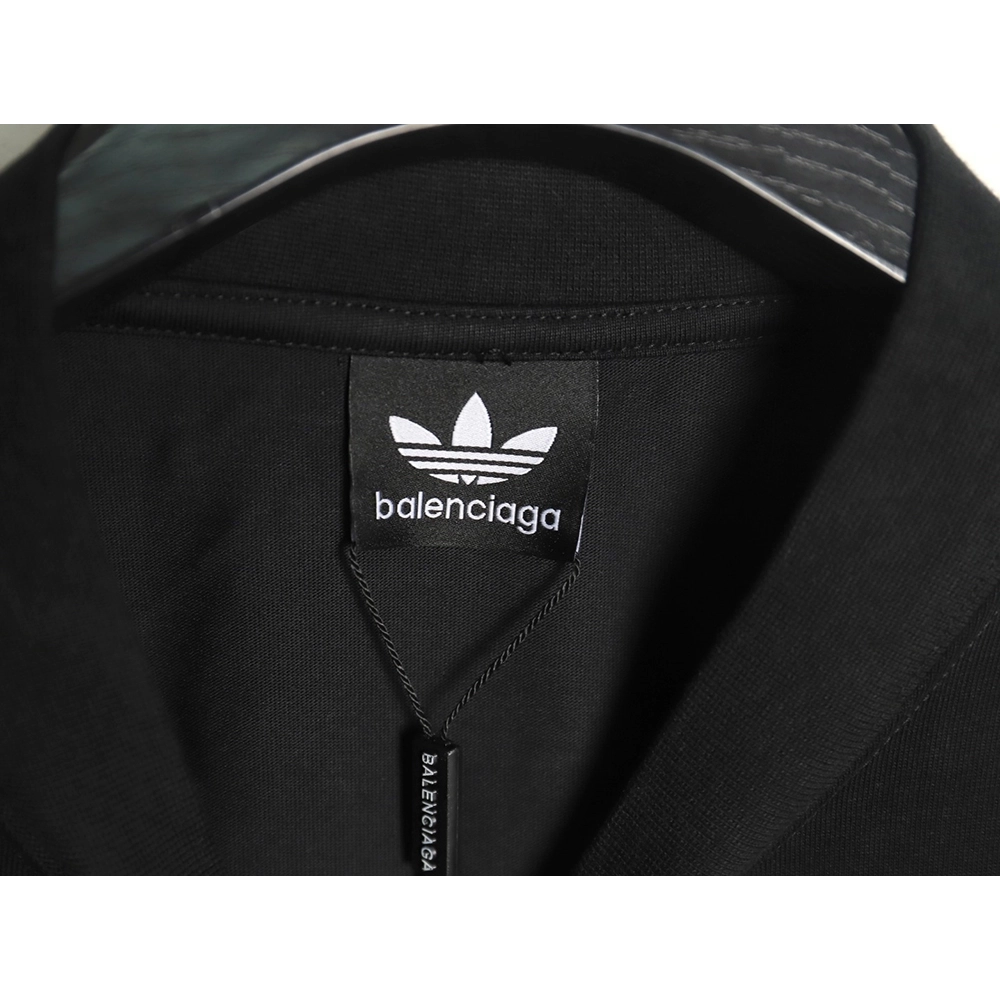 Balenciaga Adidas Trefoil Joint Printed Short Sleeve,Balenciaga T Shirt,Tshirt,APPAREL