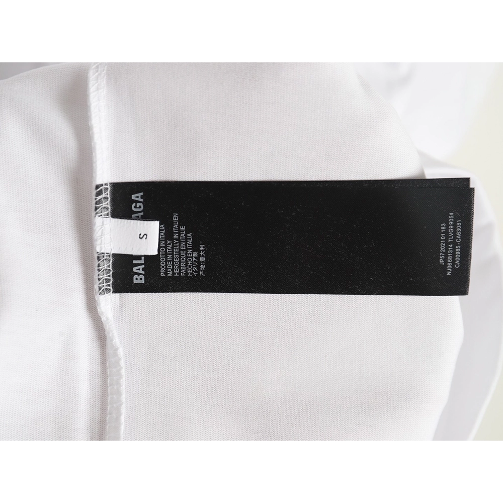 Balenciaga Neck Lettering Short Sleeve TShirt,Balenciaga T Shirt,Tshirt,APPAREL