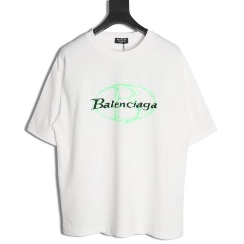 Balenciaga printed short sleeves,Balenciaga T Shirt,Tshirt,APPAREL