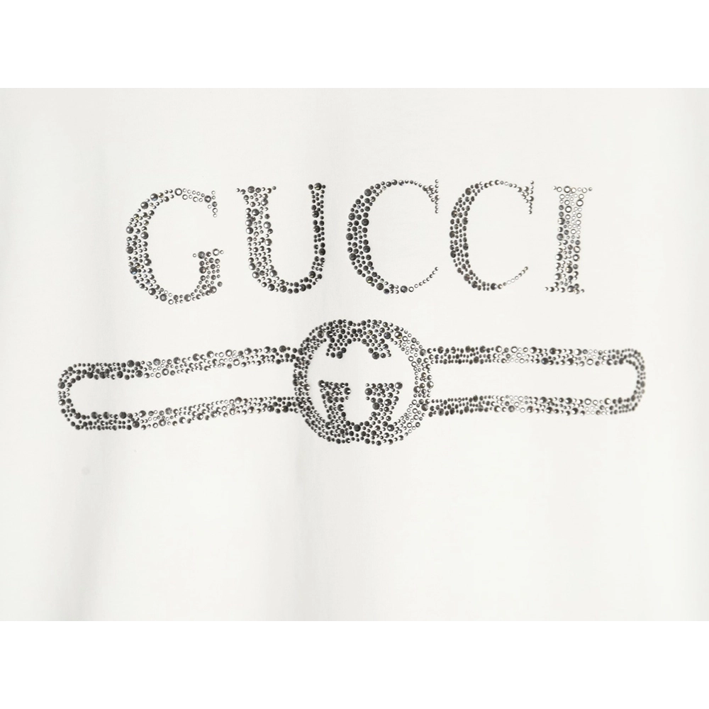 Gucci classic obsidian hot diamond short sleeves,Gucci T Shirt,Tshirt,APPAREL