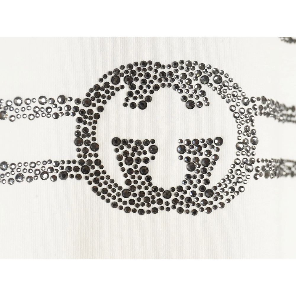 Gucci classic obsidian hot diamond short sleeves,Gucci T Shirt,Tshirt,APPAREL