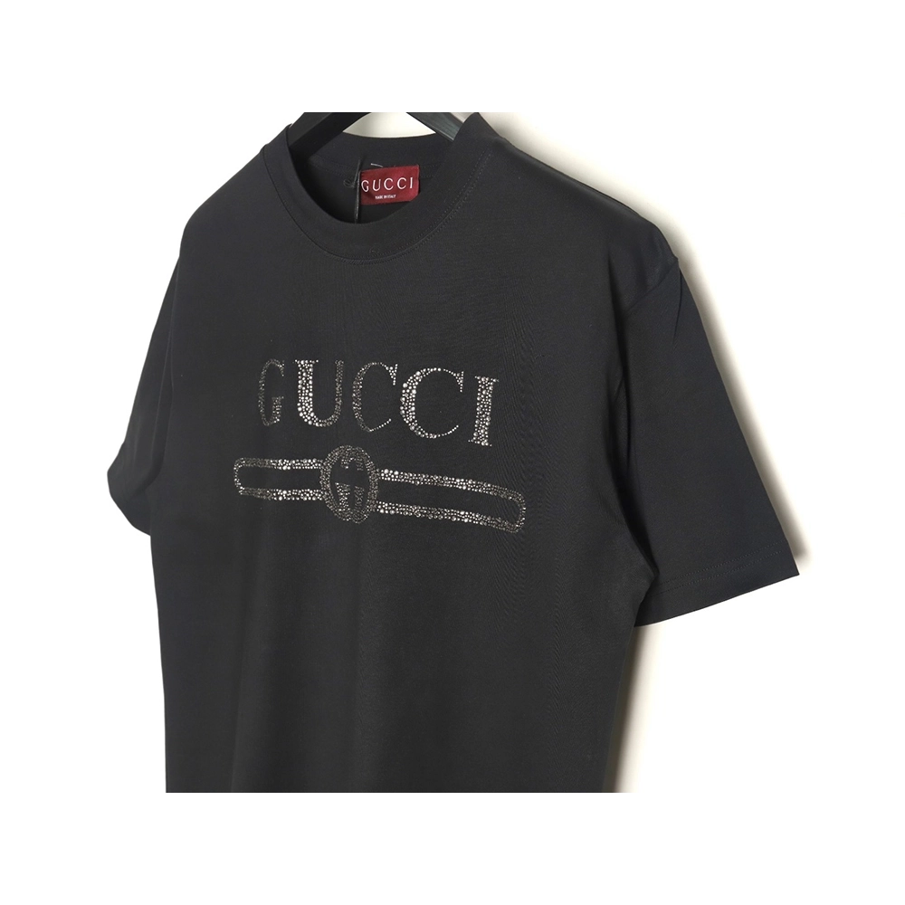 Gucci classic obsidian hot diamond short sleeves,Gucci T Shirt,Tshirt,APPAREL