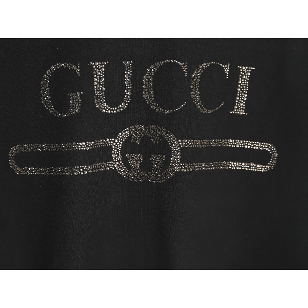 Gucci classic obsidian hot diamond short sleeves,Gucci T Shirt,Tshirt,APPAREL