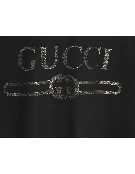Gucci classic obsidian hot diamond short sleeves,Gucci T Shirt,Tshirt,APPAREL
