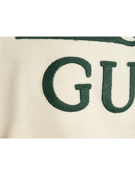 Gucci Double G stripe embroidered short sleeves,Gucci T Shirt,Tshirt,APPAREL
