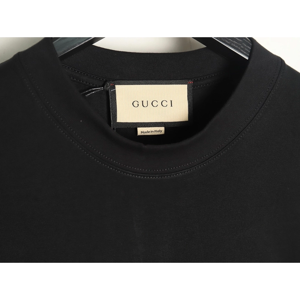 Gucci Double G stripe embroidered short sleeves,Gucci T Shirt,Tshirt,APPAREL