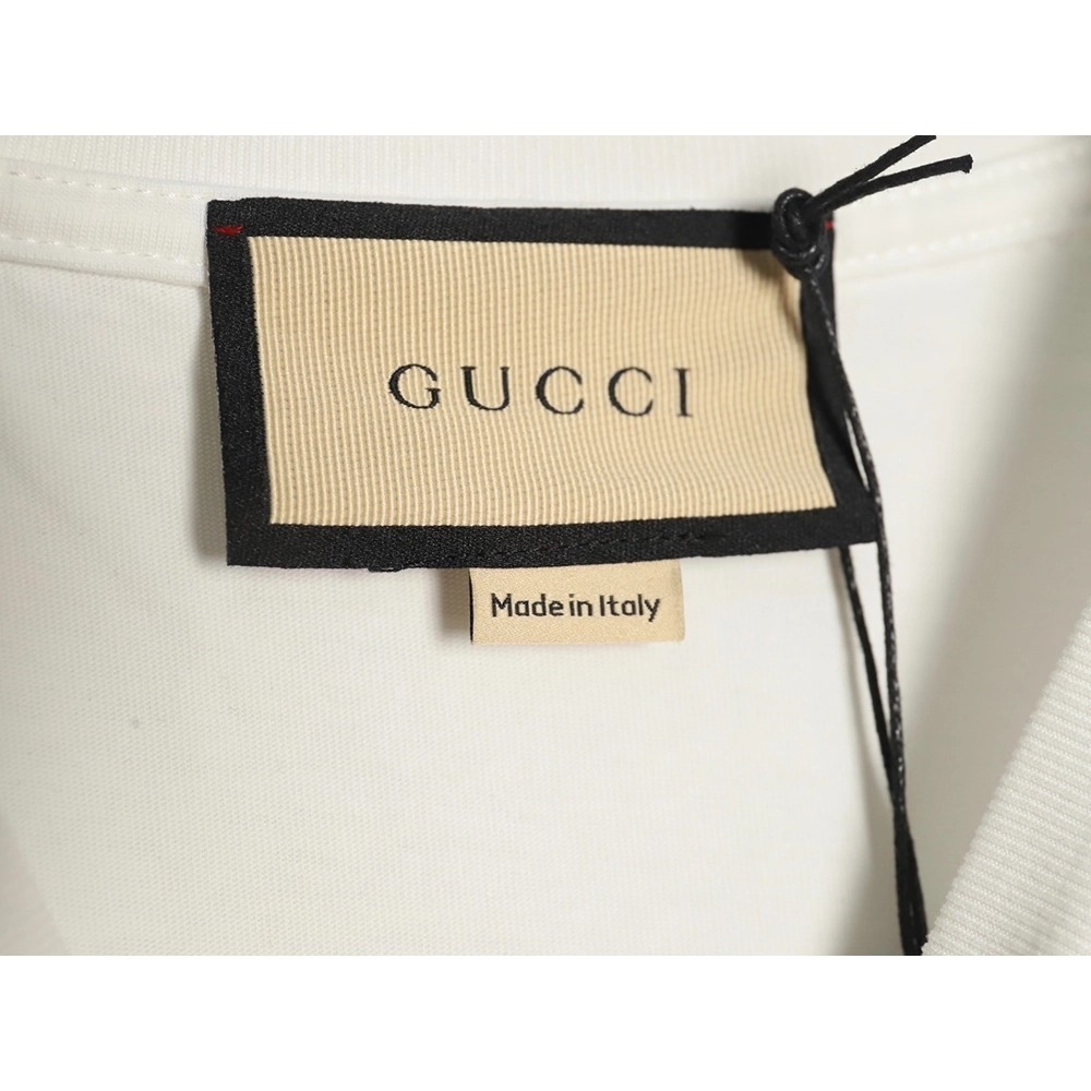 Gucci gradient slogan double G print short sleeves,Gucci T Shirt,Tshirt,APPAREL