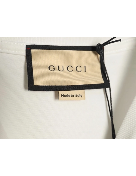 Gucci gradient slogan double G print short sleeves,Gucci T Shirt,Tshirt,APPAREL