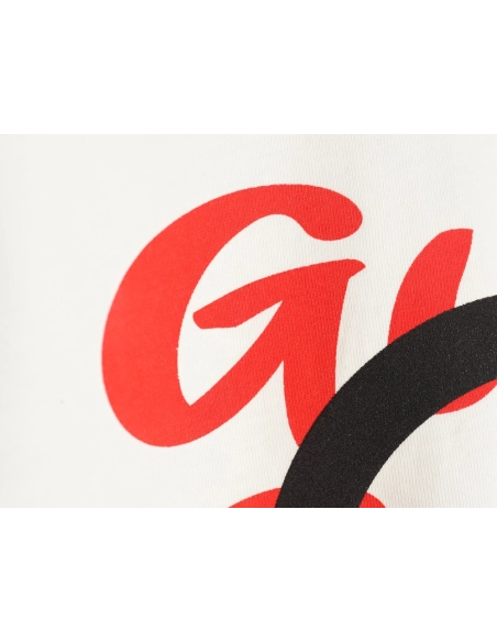 Gucci gradient slogan double G print short sleeves,Gucci T Shirt,Tshirt,APPAREL