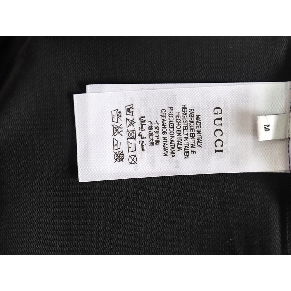 Gucci gradient slogan double G print short sleeves,Gucci T Shirt,Tshirt,APPAREL