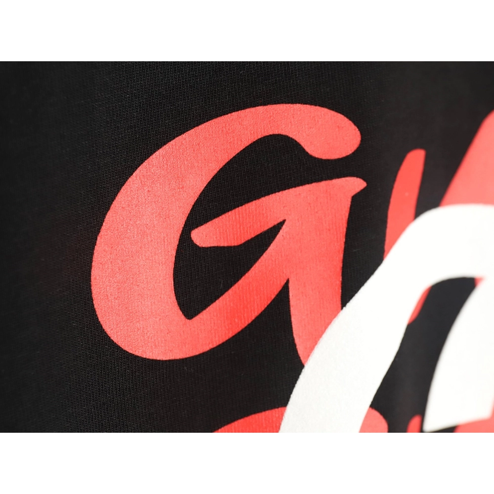 Gucci gradient slogan double G print short sleeves,Gucci T Shirt,Tshirt,APPAREL