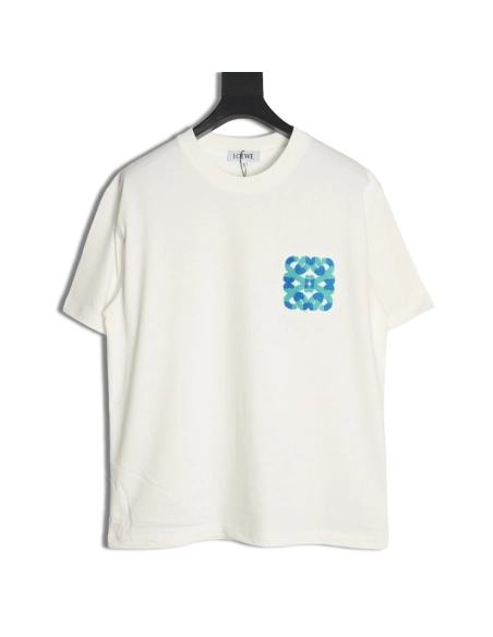Loewe Classic Towel Embroidery Short Sleeve,Loewe T Shirt,Tshirt,APPAREL