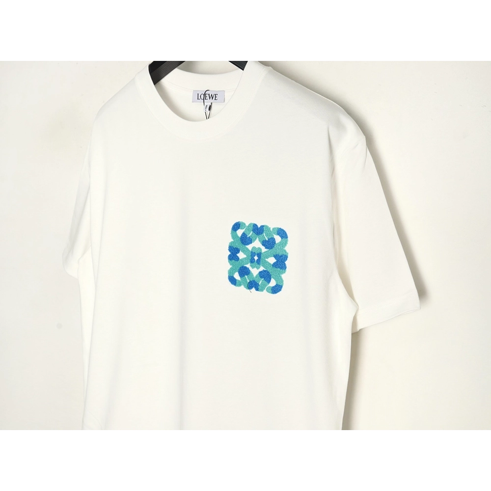 Loewe Classic Towel Embroidery Short Sleeve,Loewe T Shirt,Tshirt,APPAREL