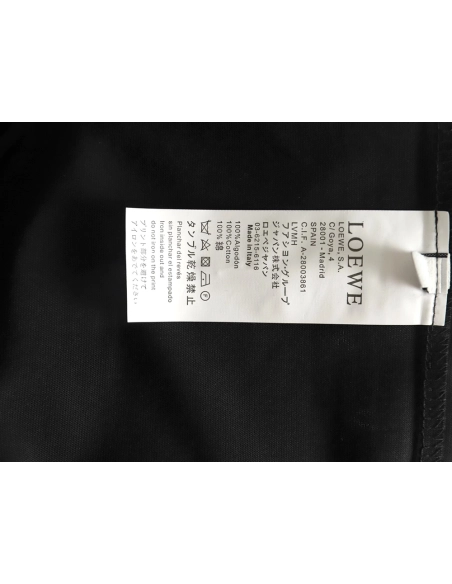 Loewe Classic Towel Embroidery Short Sleeve,Loewe T Shirt,Tshirt,APPAREL