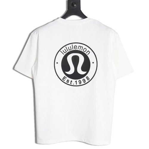 Lulu lemon lettering logo print short sleeves,Lululemon T Shirt,Tshirt,Hiqh quality low price,free shipping