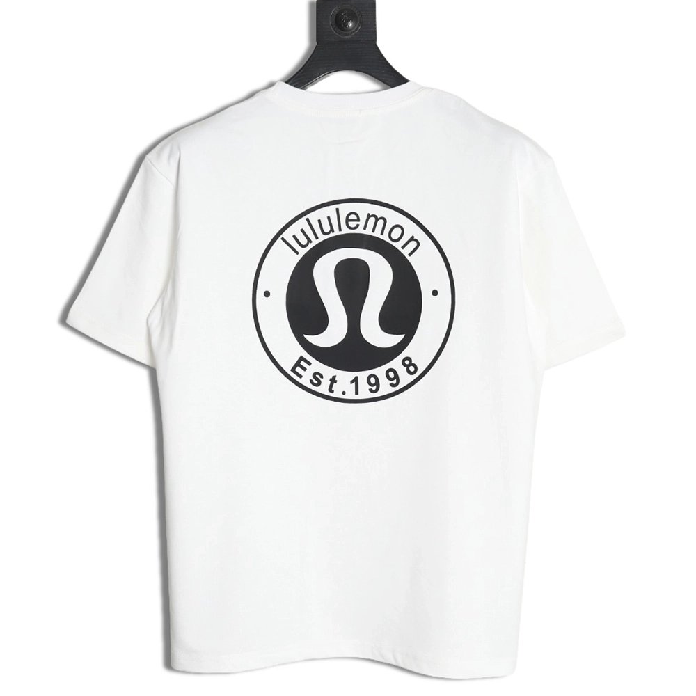 Lulu lemon lettering logo print short sleeves,Lululemon T Shirt,Tshirt,Hiqh quality low price,free shipping