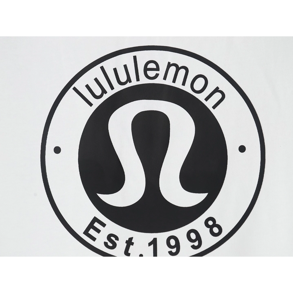 Lulu lemon lettering logo print short sleeves,Lululemon T Shirt,Tshirt,Hiqh quality low price,free shipping