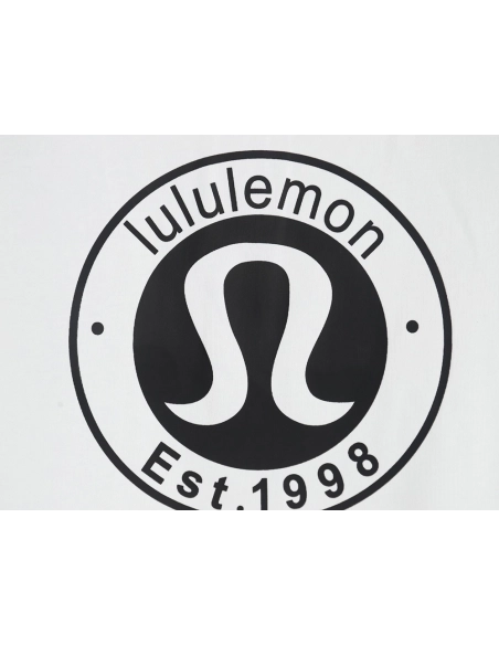 Lulu lemon lettering logo print short sleeves,Lululemon T Shirt,Tshirt,Hiqh quality low price,free shipping